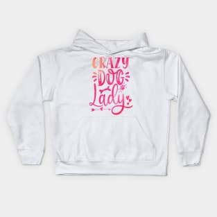 Crazy Dog Lady Kids Hoodie